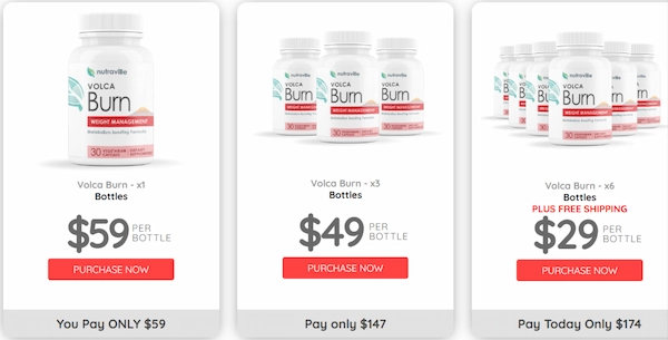 VolcaBurn Pricing Details