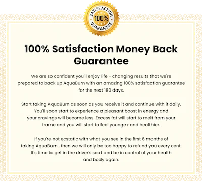 AquaBurn-MoneyBack-Guarantee