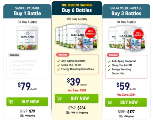 Nagano Lean Body Tonic Price