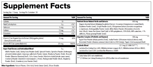 Nagano Lean Body Tonic Supplement Facts