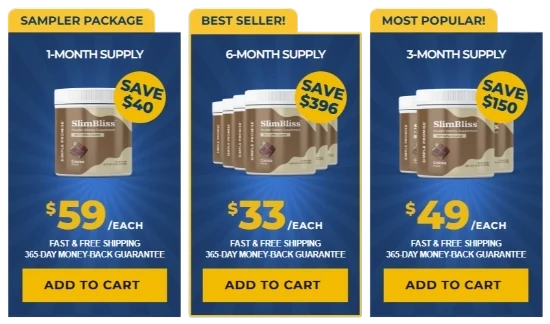 SlimBliss SlimBliss Price